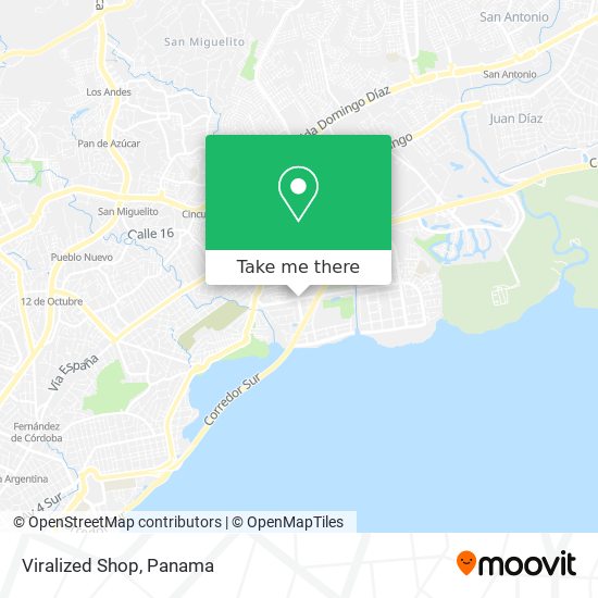 Viralized Shop map