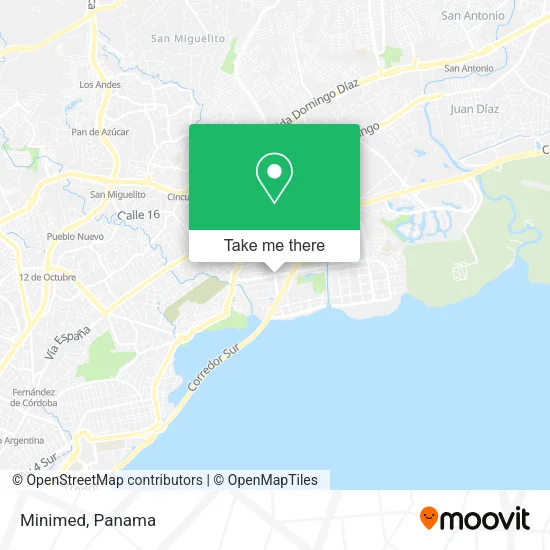 Mapa de Minimed