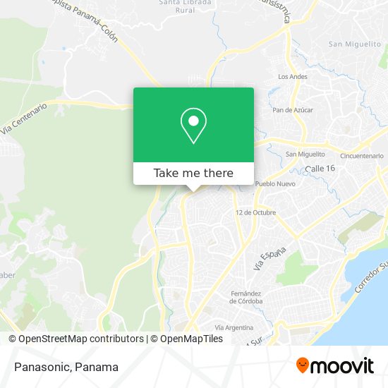 Panasonic map