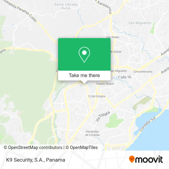 K9 Security, S.A. map