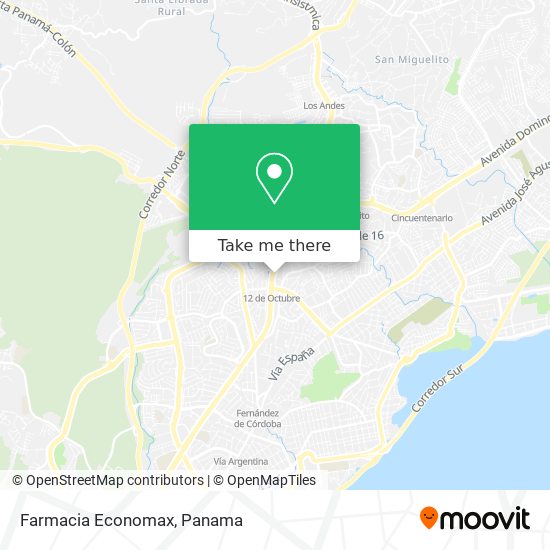 Farmacia Economax map