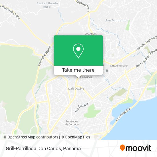 Mapa de Grill-Parrillada Don Carlos