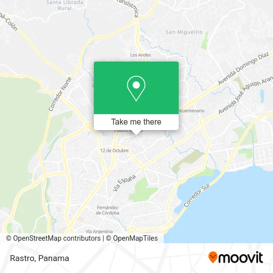 Mapa de Rastro