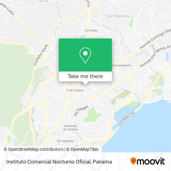 Instituto Comercial Nocturno Oficial map