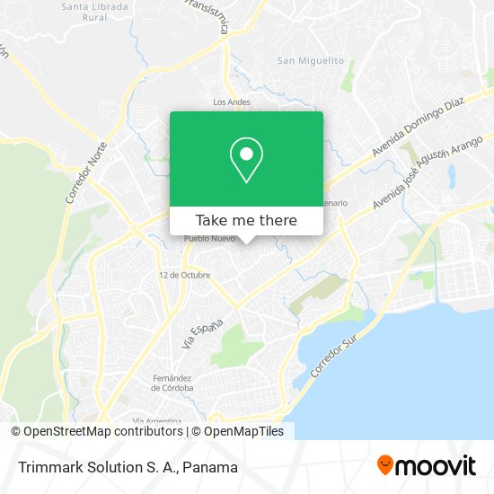 Trimmark Solution S. A. map