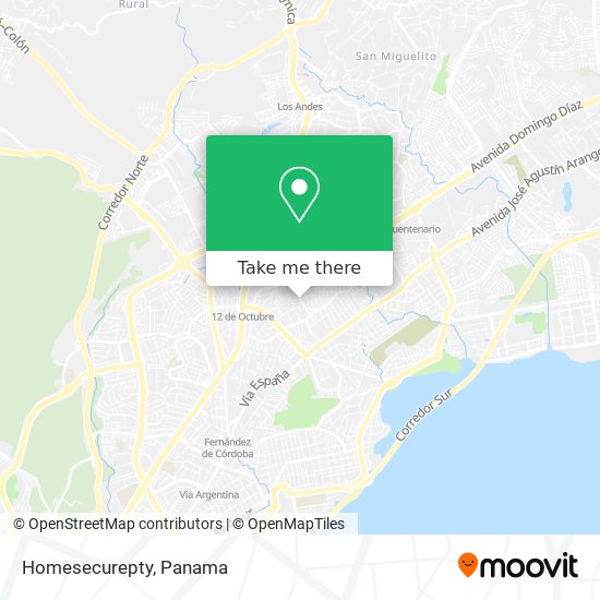 Homesecurepty map