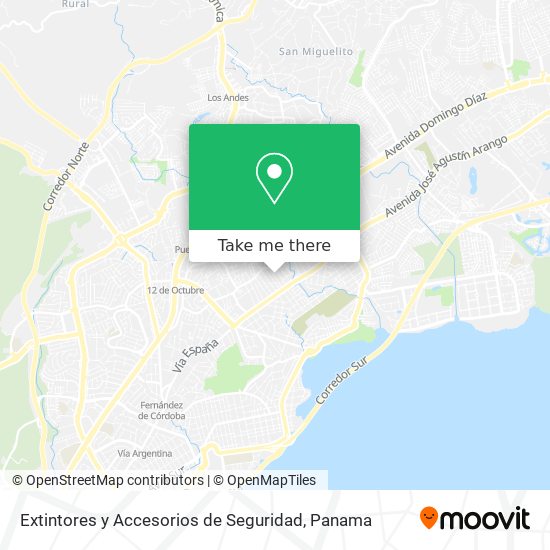 Mapa de Extintores y Accesorios de Seguridad