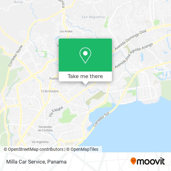 Mapa de Milla Car Service