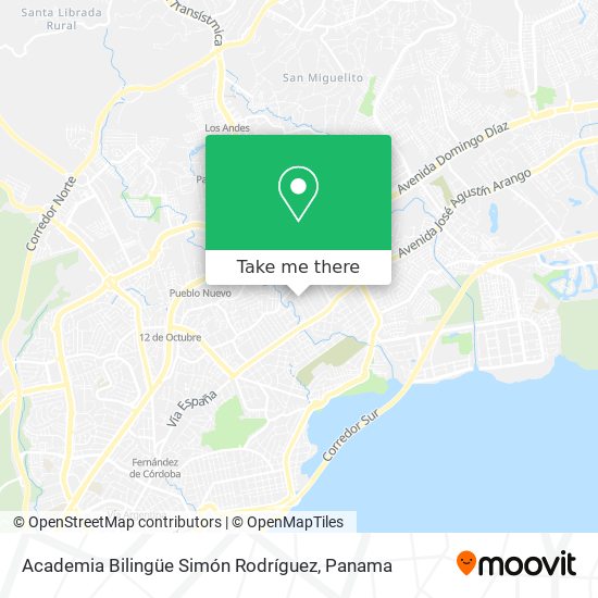 Academia Bilingüe Simón Rodríguez map