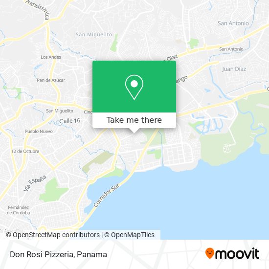 Mapa de Don Rosi Pizzeria