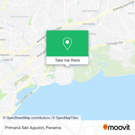 Mapa de Primaria San Agustín