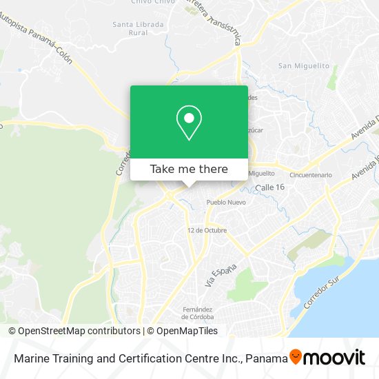 Marine Training and Certification Centre Inc. map