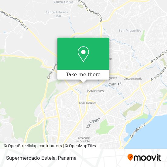 Supermercado Estela map