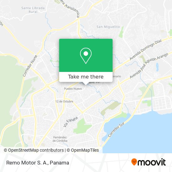 Remo Motor S. A. map