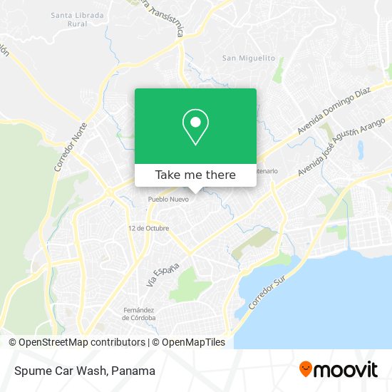 Mapa de Spume Car Wash