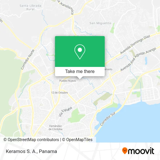 Mapa de Keramos S. A.
