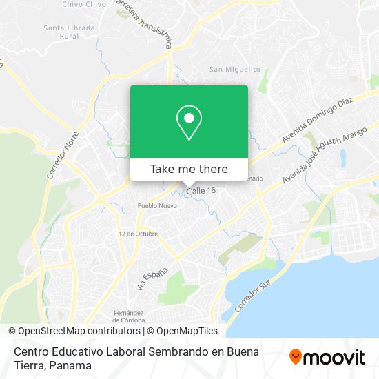 Centro Educativo Laboral Sembrando en Buena Tierra map