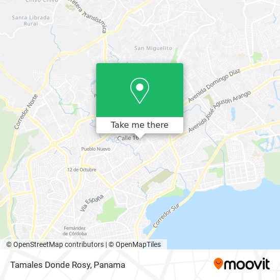 Mapa de Tamales Donde Rosy