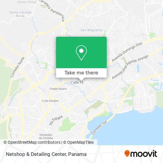 Netshop & Detailing Center map