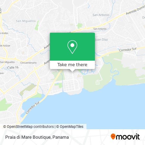 Mapa de Praia di Mare Boutique