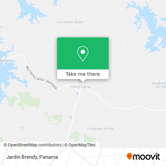 Mapa de Jardín Brendy