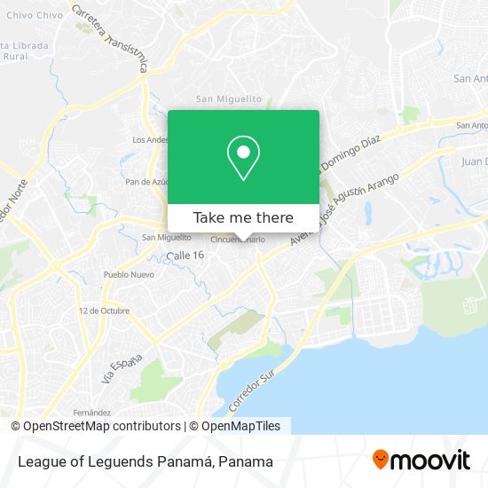 League of Leguends Panamá map