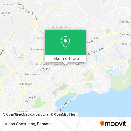 Vidas Consulting map