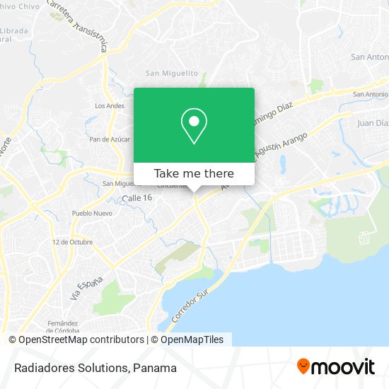 Radiadores Solutions map