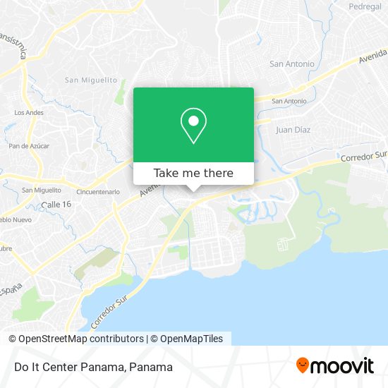 Do It Center Panama map