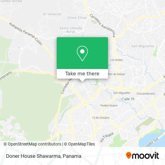 Doner House Shawarma map
