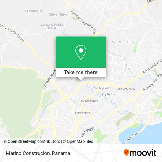 Marino Construcion map