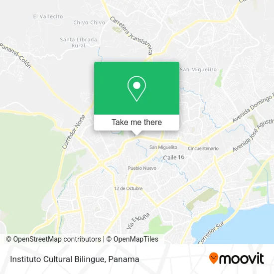 Instituto Cultural Bilingue map