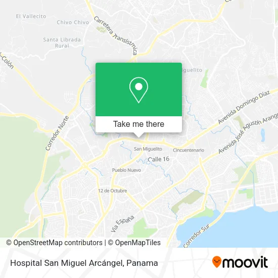 Mapa de Hospital San Miguel Arcángel