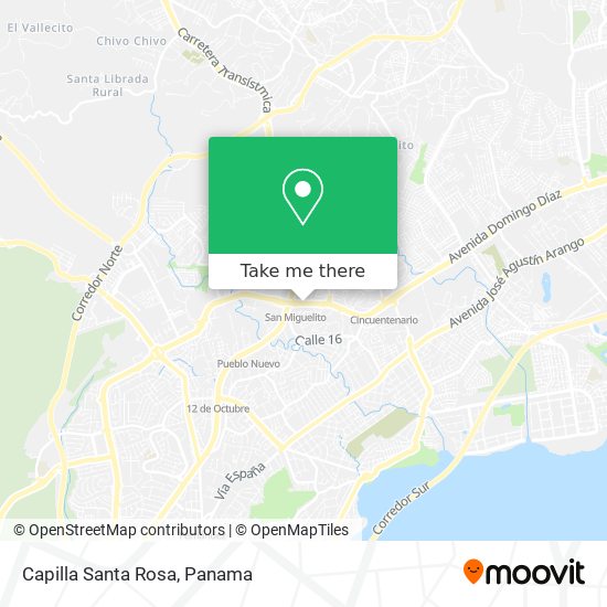 Capilla Santa Rosa map