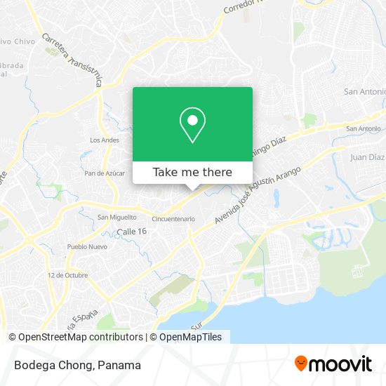 Bodega Chong map