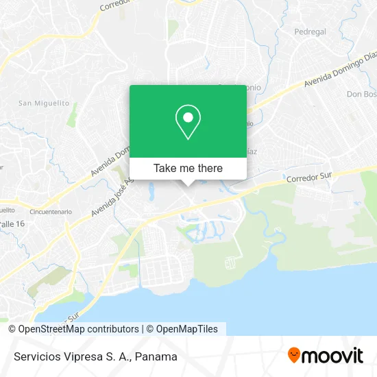 Servicios Vipresa S. A. map
