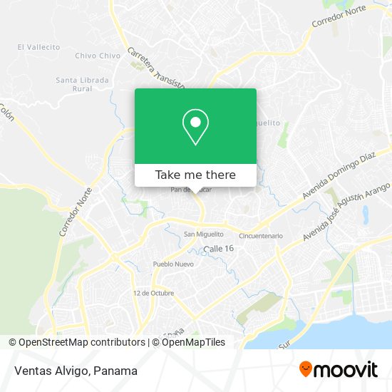 Ventas Alvigo map