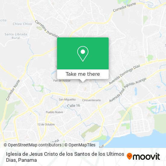 Iglesia de Jesus Cristo de los Santos de los Ultimos Dias map