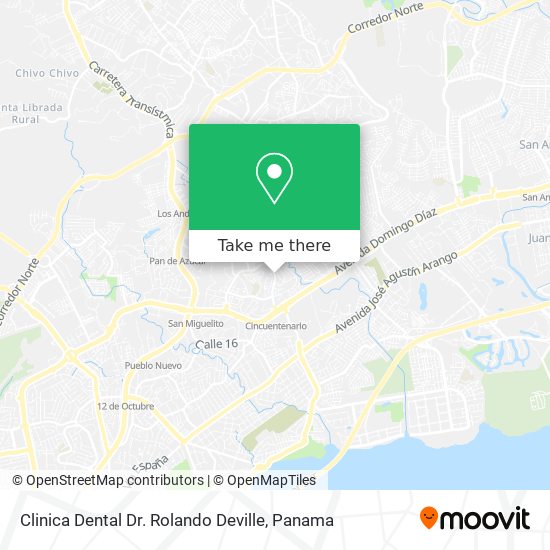 Clinica Dental Dr. Rolando Deville map