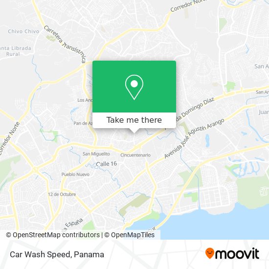 Mapa de Car Wash Speed