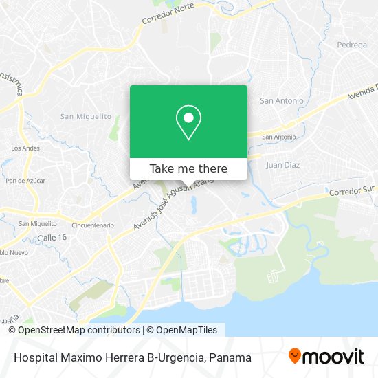 Hospital Maximo Herrera B-Urgencia map