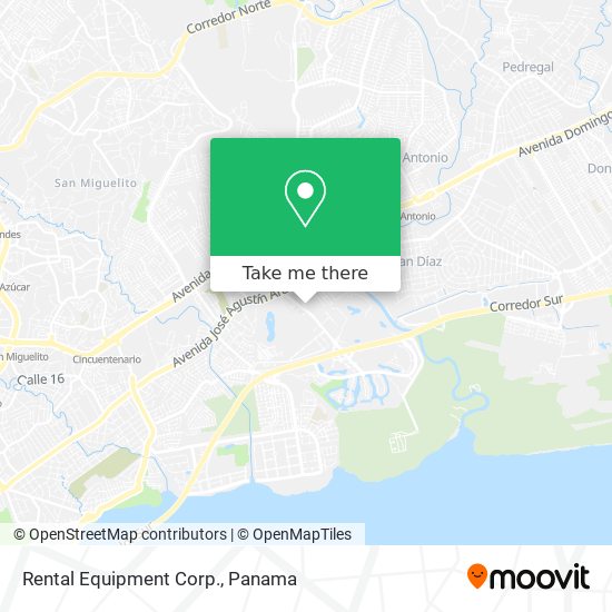 Rental Equipment Corp. map