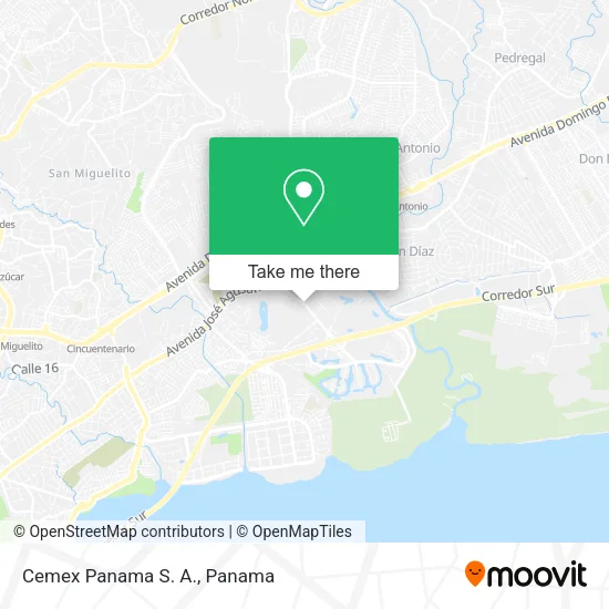 Cemex Panama S. A. map