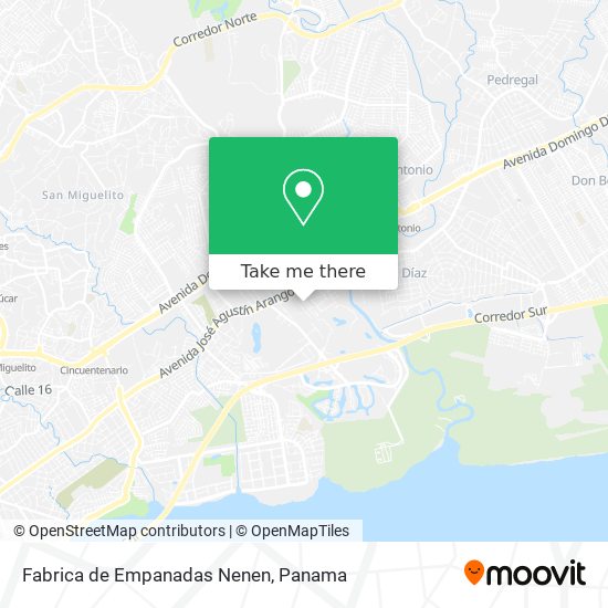 Fabrica de Empanadas Nenen map