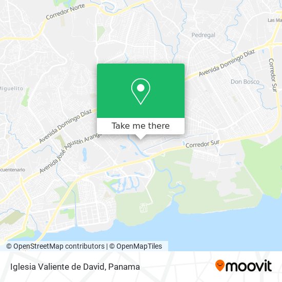 Iglesia Valiente de David map