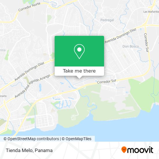 Tienda Melo map