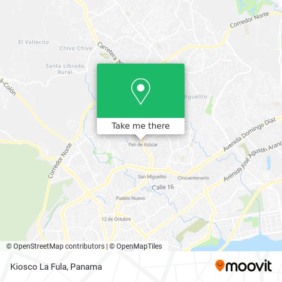 Kiosco La Fula map
