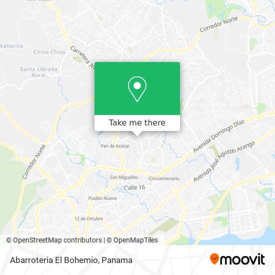 Abarroteria El Bohemio map