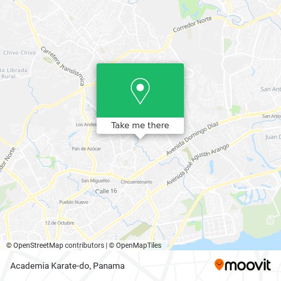 Mapa de Academia Karate-do