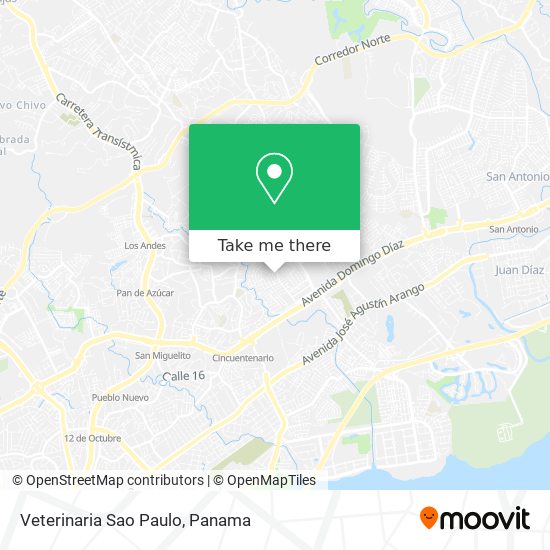 Veterinaria Sao Paulo map